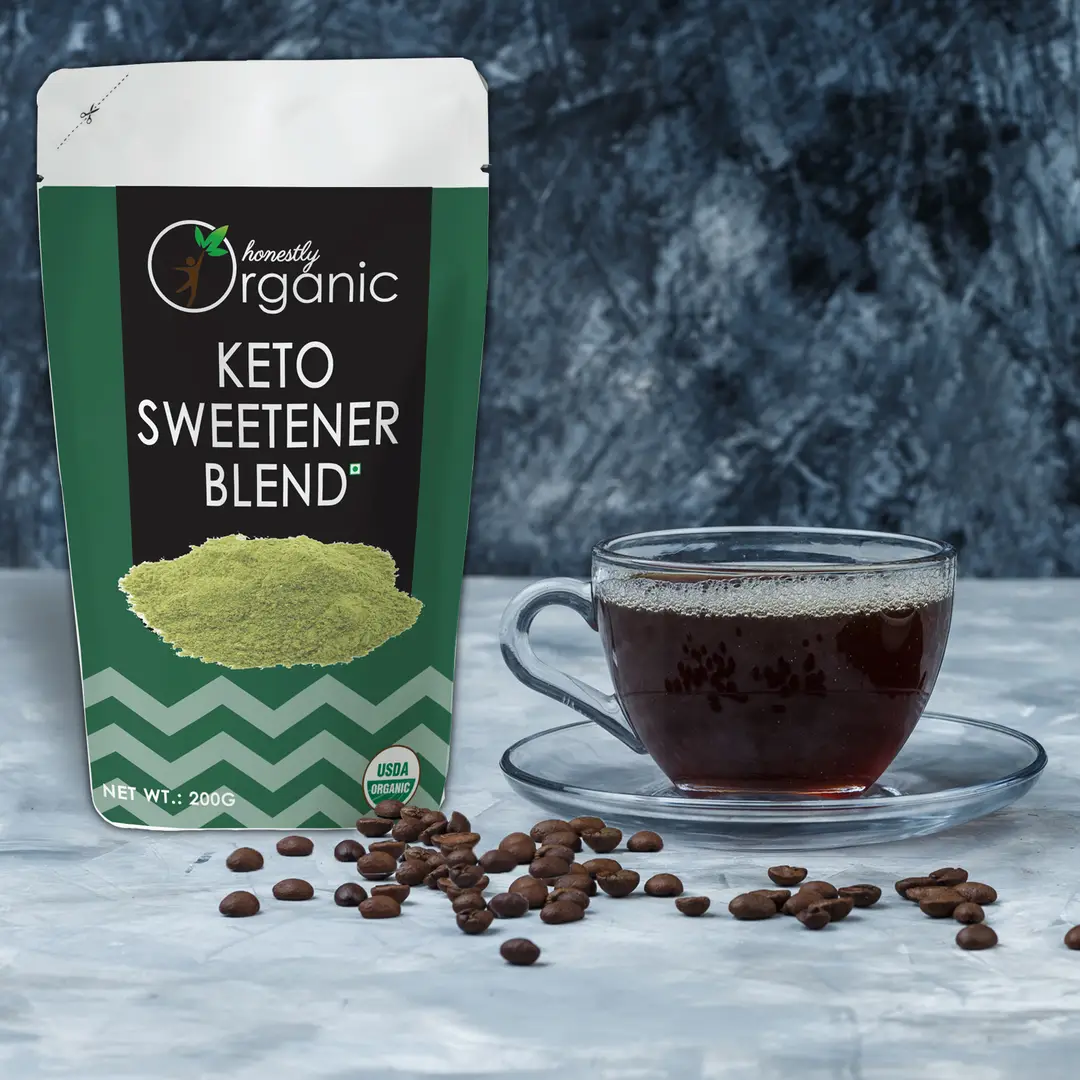Honestly Organic - Keto Sweetener Blend - for Sugar Replacement - 200 gm