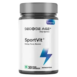 Decode Age SportVit with Inositol, L-Taurine for Athletes|Improves Cell and Muscle Regeneration icon
