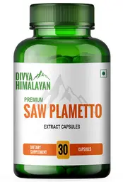 Divya Himalayan Saw Palmetto Serenoa Repens Extract Veg Capsules -for Hair Health, Support Prostate - 30 Capsules icon