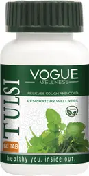 Vogue Wellness Tulsi Tablet for Respiratory Wellness, Relief in Cough and Cold icon