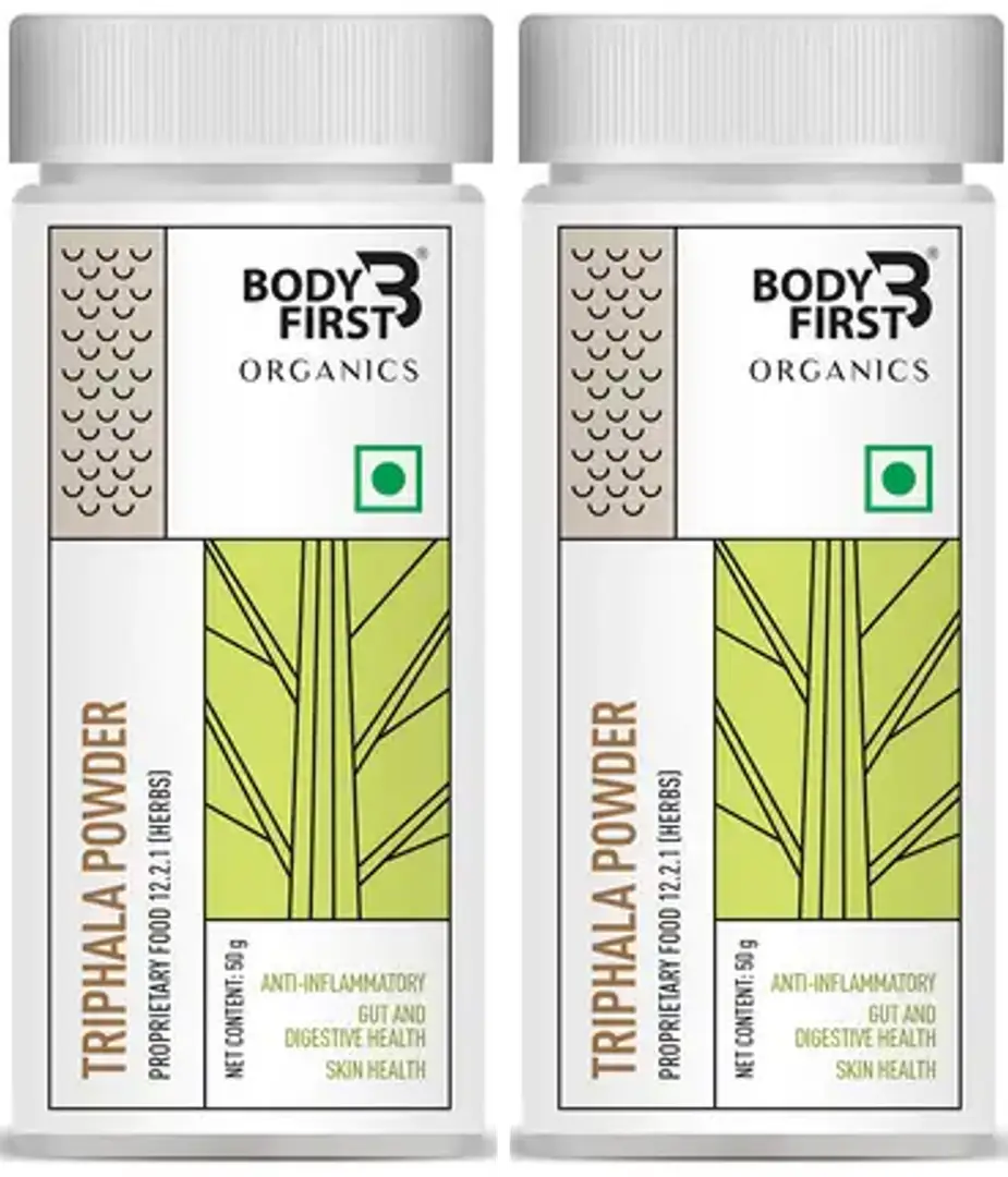 Bodyfirst Triphala Powder - Anti-Inflammatory Gut & Digestive Health,Skin Health - Pack of 2 (100 gm)