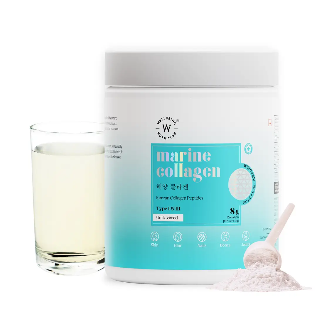 Wellbeing Nutrition Pure Korean Marine Collagen Peptides Powder
