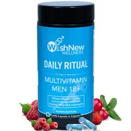 Wishnew Wellness Daily Ritual Multivitamin For Men 18+ for Delayed Release icon