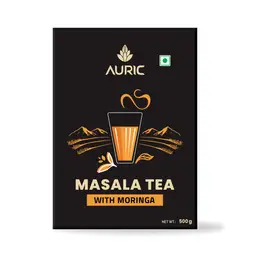 Auric Kadak Moringa Masala Tea with Cardamom, Ginger, Black Pepper for great for skin, hair and a healthy body icon