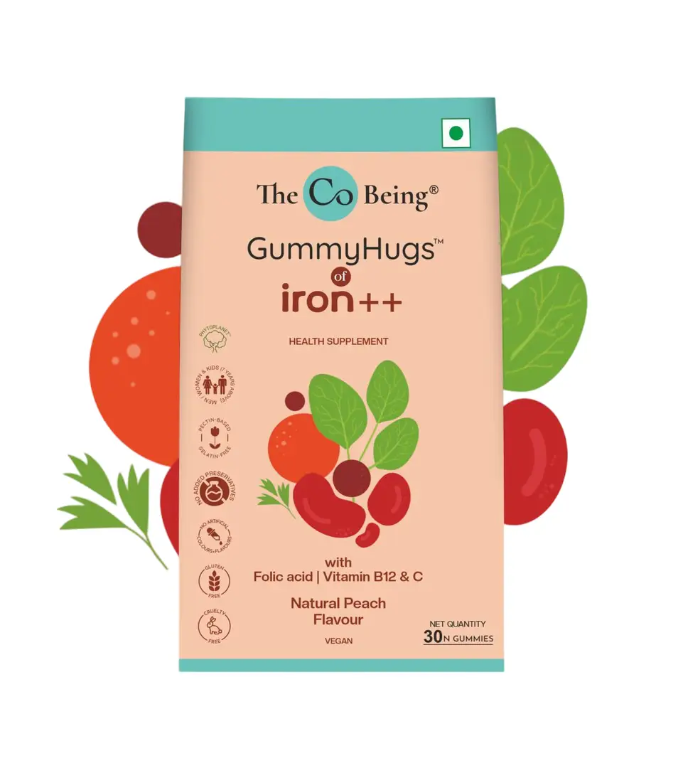 The Co Being Gummyhugs Of Iron++ for Reducing Fatigue - Pack of 1 (30 Gummies)
