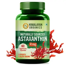 Himalayan Organics Naturally Sourced Astaxanthin 4mg for Skin, Eye & Energy icon