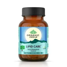 Organic India Lipid Care - Helps to maintain healthy cardiovascular functions and normal cholesterol levels in the body icon
