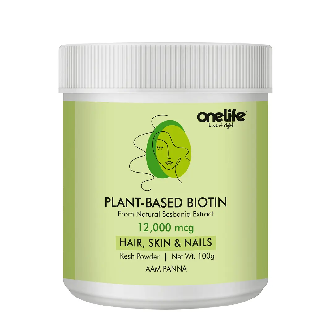 Onelife - Plant-Based Biotin - Aam Panna - Pack of 1(100 gm)