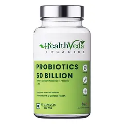 Health Veda Organics - Probiotics 50 Billion CFU Multi-Strains - with 10X Better Digestion - for Immunity Support, Improves Gut Health icon