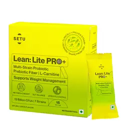 Setu Lean Lite Pro+ with Probiotics, Prebiotics + L-Carnitine for Weight Management and Gut Health icon