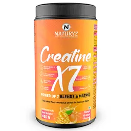Naturyz Creatine X7 Post Workout Supplement with 7 Blends & Matrix for Lean Body