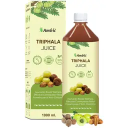 Ambic Ayurveda Triphala Juice -1L with Constipation Relief For Digestive Health Gastric Troubles icon