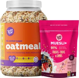 Yogabar - High Protein No Added Sugar Oatmeal 1kg - Fruit and Nuts Muesli - 400g icon