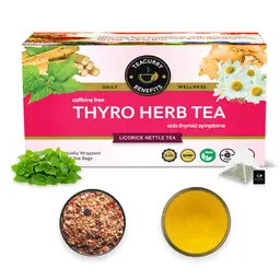 TEACURRY Thyroid Tea (1 Month Pack | 30 Tea Bags) - Thyro Herb Tea to help with Thyroid Hormones (TSH, T3, T4), Manage Weight icon
