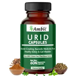 Ambic Ayurveda - URID - Kidney Stone Medicine Ayurvedic Capsule - For Healthy Bladder Function icon