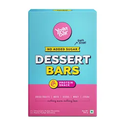 Yogabar Dessert Bar with No Added Sugar | Variety Box of 5x40gm | 200gm icon