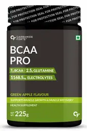 Carbamide Forte - BCAA PRO Supplement for Men & Women 15g Serving with L-Glutamine & L-Citrulline | Max Strength BCAA Powder with 1168.5mg Electrolyte Blend & Vitamin B6 Supplement - 225g icon