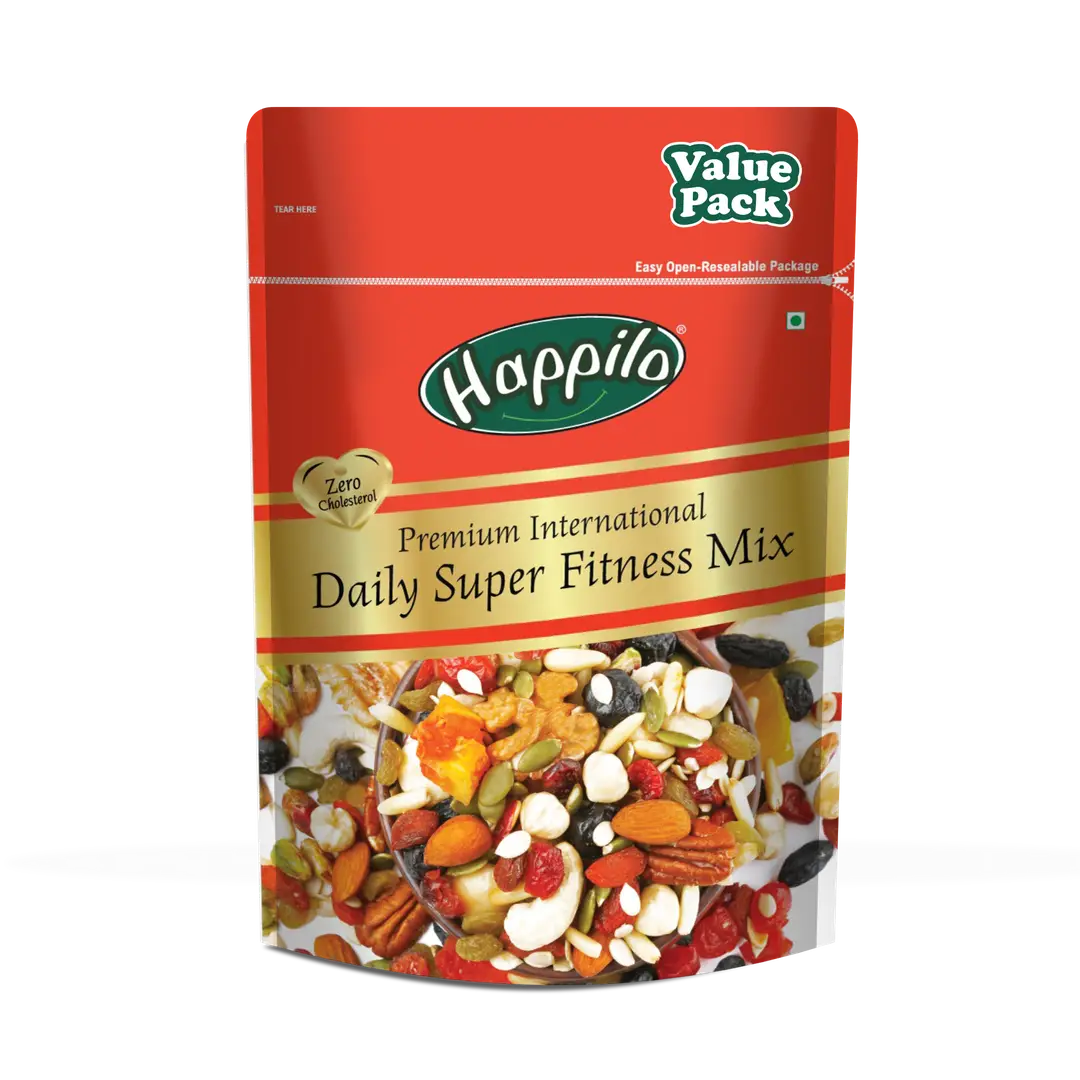 Happilo Premium International Daily Super Fitness Mix - Pack of 1 (325 gm)