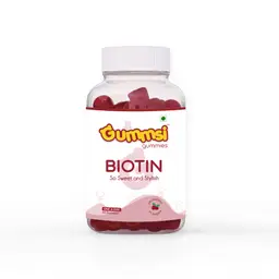 Gummsi - Biotin - With Vitamin B12, C & E  - For Healthy Hair & Nails - 30 Gummies icon