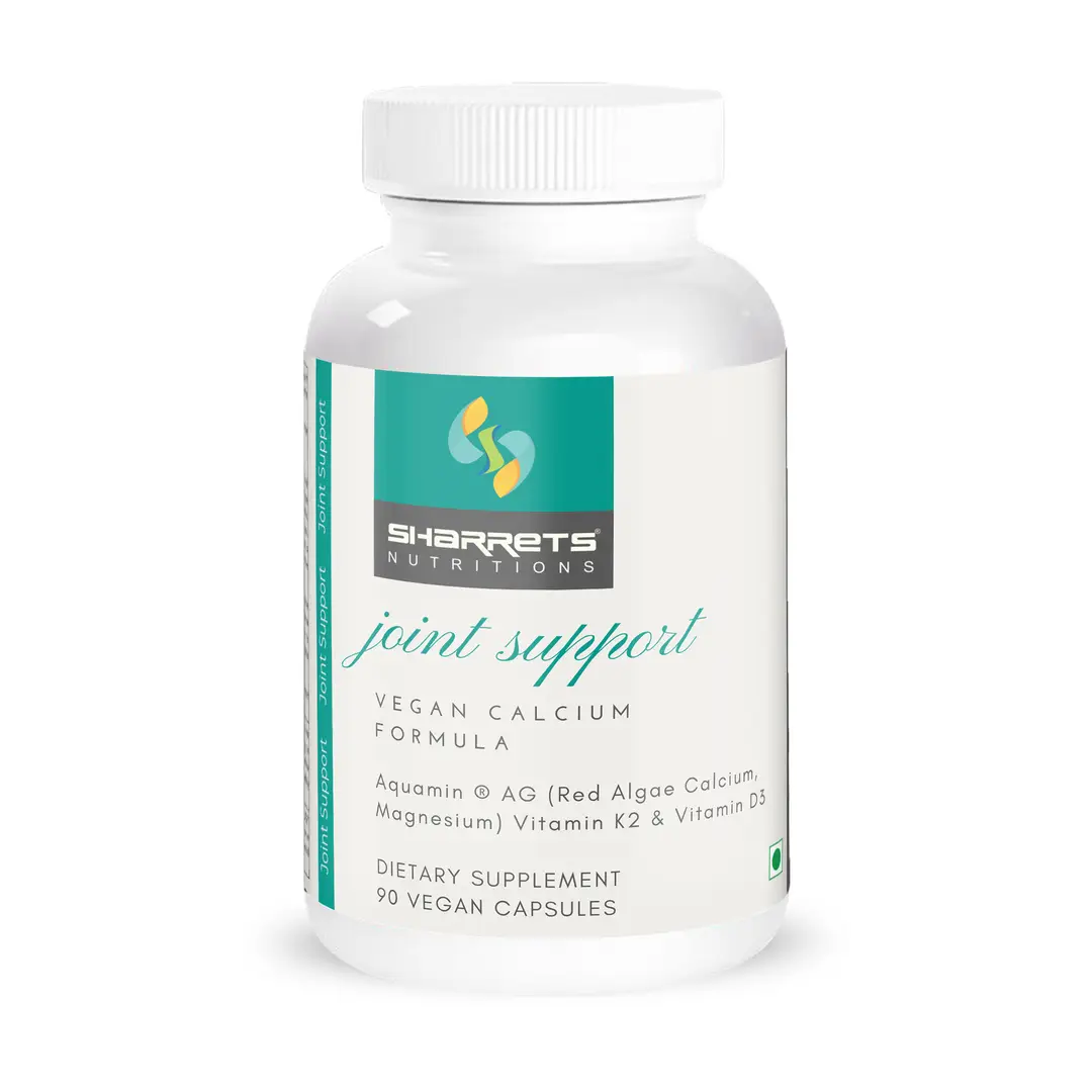Sharrets - Joint Support Supplement | 90 Vegan Capsules for Bones & Joints - Pack of 1 (90 Capsules)