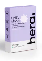 Hera Uplift Mood - Energy and Mood Managment - Ashwagandha and D Vitamins - 30 Strips|Orange Flavour icon