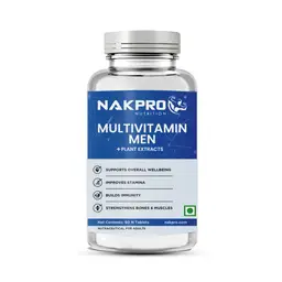 Nakpro Multivitamin for Men with Calcium, Zinc, Magnesium for Stamina and Immunity