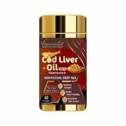 Vitaminnica - COD Liver Oil Softgels | Best for Vitamin A & D | icon