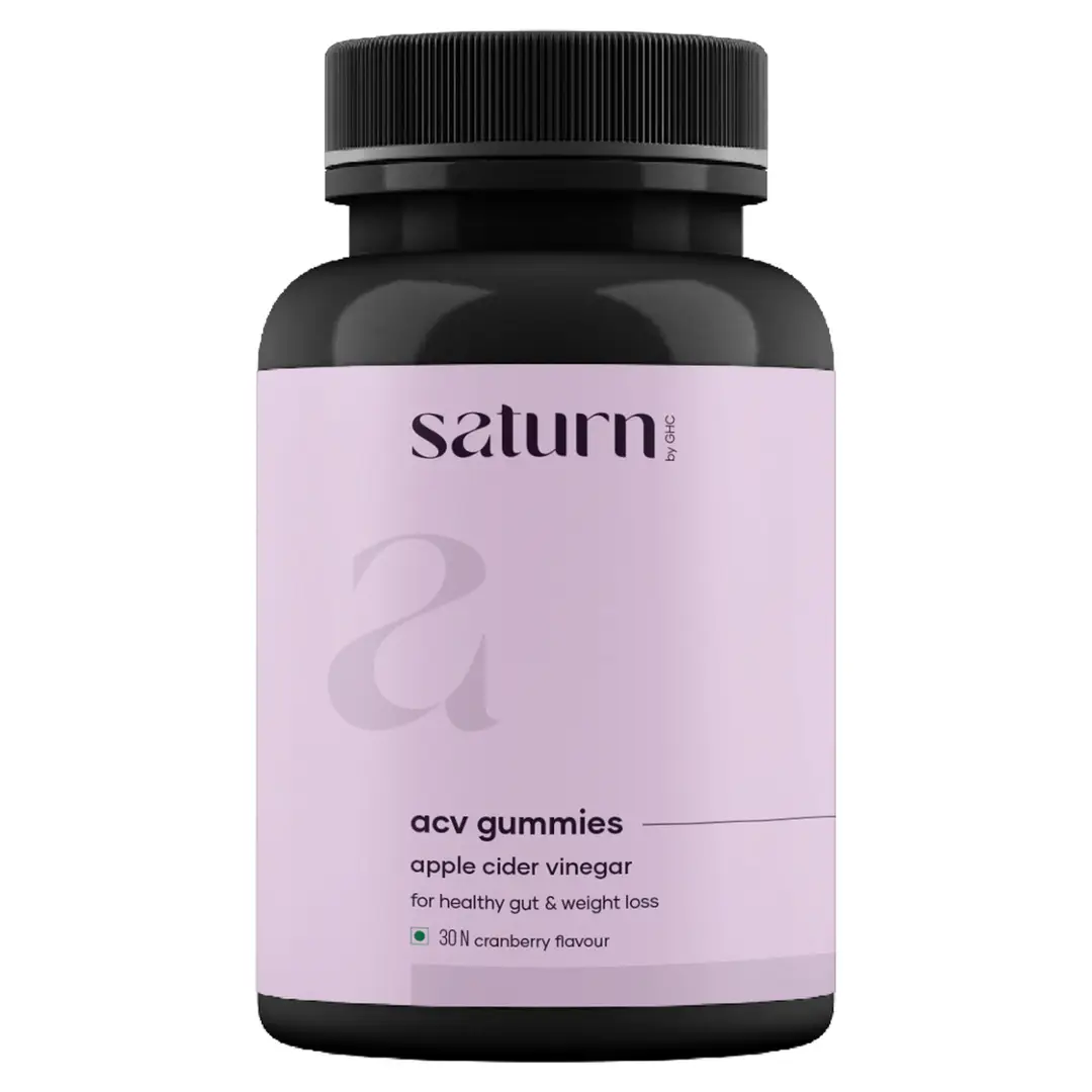 Saturn by GHC Apple Cider Vinegar (ACV) Gummies For Healthy Gut, Weight Loss, Health Immunity & Metabolism
