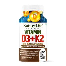 Nature Life Nutrition: D3 & K2, Strengthens Bones, Reduces Back & Joint Pain, Cardiovascular & Immunity icon