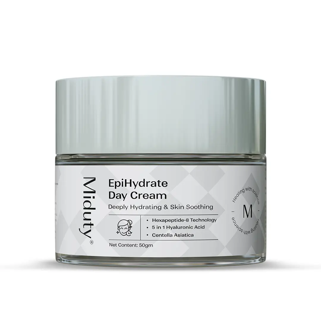 Miduty EpiHydrate Lightweight Gel with 72 Hrs Moisture Lock and Hyaluronic Acid for Skin Hydration - 50 gm