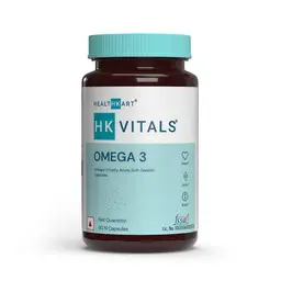 HealthKart -  HK Vitals Omega 3, 1000 mg Fish Oil with 180 mg EPA & 120 mg DHA, for Brain, Heart, Eyes, and Joints Health icon