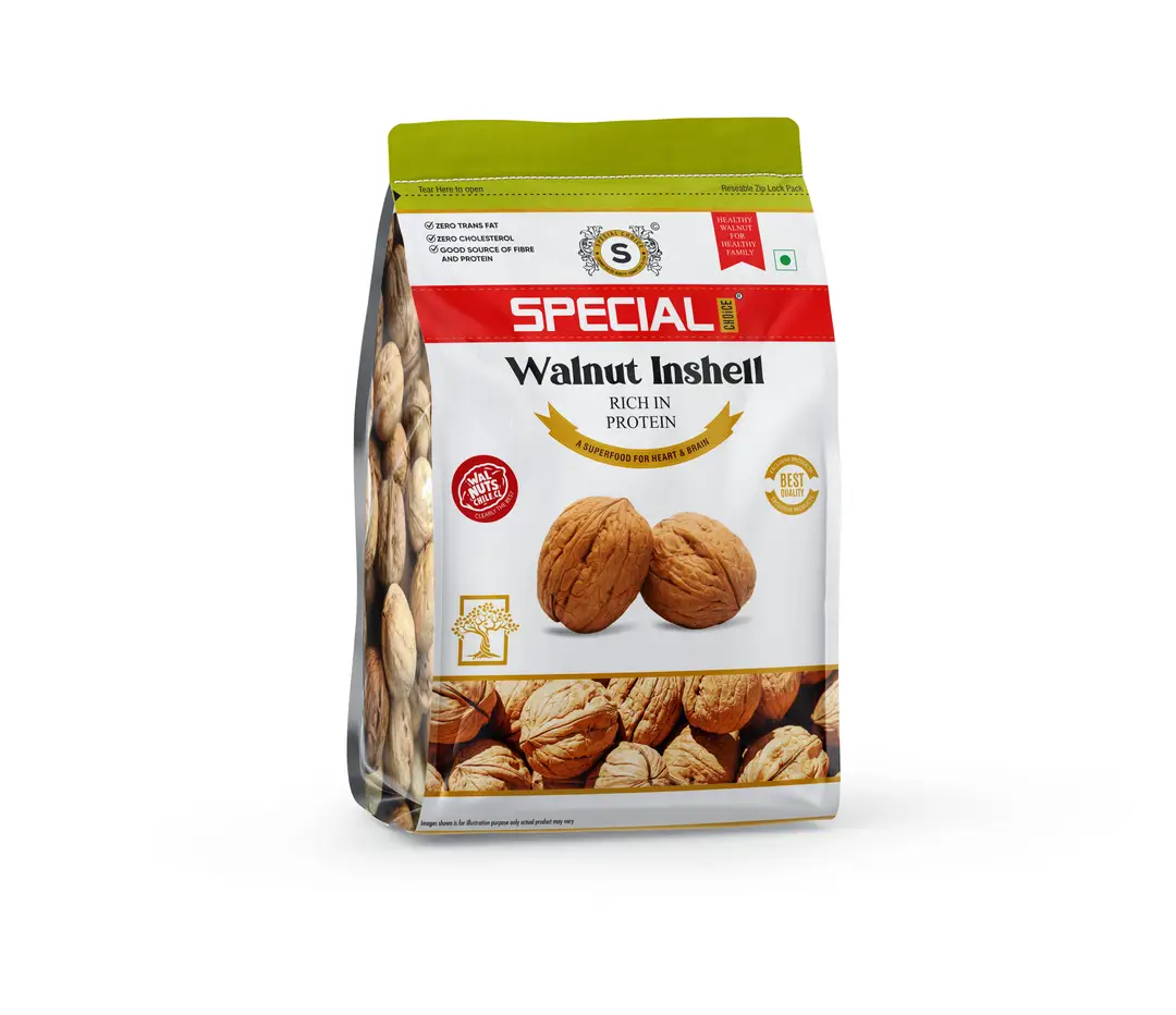 Special Choice Chilean Walnut With Shell for Weight Regulation - Pack of 1 (500 gm)