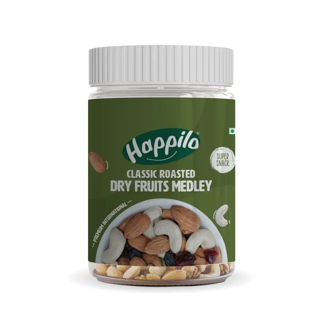 Happilo Premium International Classic Roasted Dry Fruits Medley - 200 gm