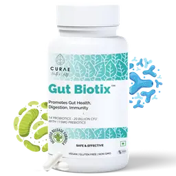 Curae Health: Gut Biotix, Get relief from Gas, Promotes gut health, digestion and immunity icon