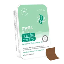Wellbeing Nutrition Melts Hair Fall Control Plant Based Hair Loss Support Improved Volume & Growth icon
