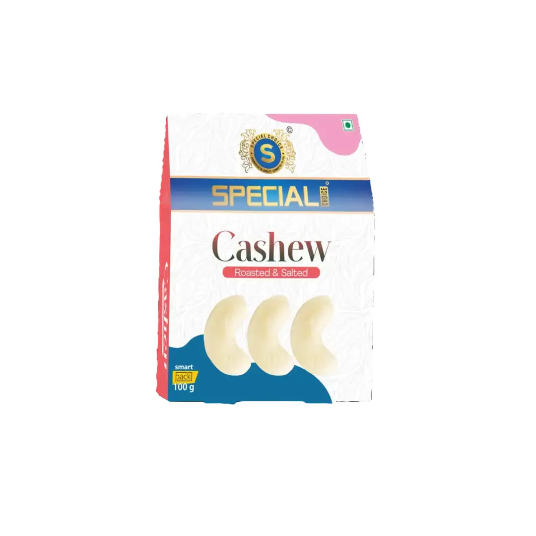 Special Choice Cashew Nuts Roasted And Salted for Promoting Weight Loss and Heart Health - Pack of 1 (100 gm)