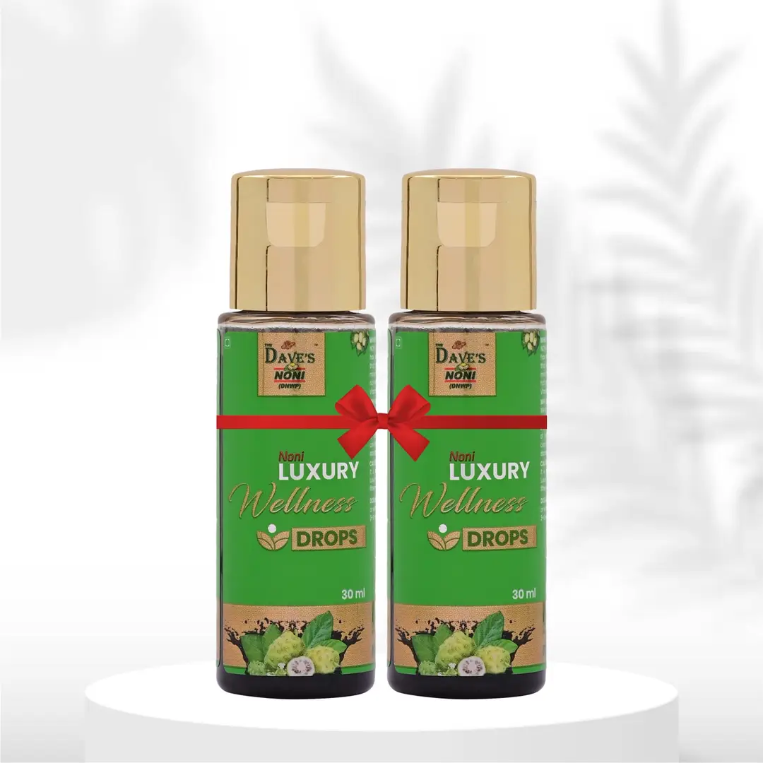 The Dave's Noni Luxury Wellness Drops for Joint Pain Relief - Pack of 2 (60 ml)