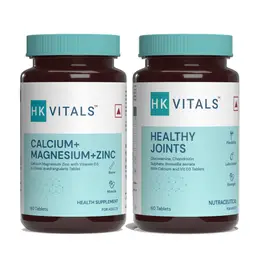 HealthKart HK Vitals Calcium Magnesium & Zinc (60 Calcium Tablets) and Joint Support (60 Tablets) icon
