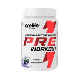 Onelife Pre Workout | Powered with Citrulline, Beta-Alanine, Taurine, Caffeine for Performance and Endurance icon