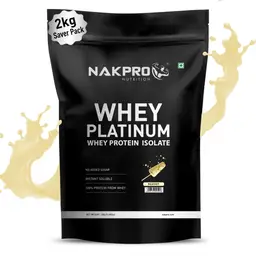 Nakpro PLATINUM 100% Whey Protein Isolate for Muscle Recovery and Lean Muscle Growth