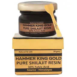 Vigini -  Hammer King Gold Shilajit Resin - with Fulvic Acid - for Improving Performance, Power and Stamina  icon