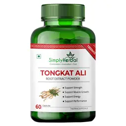 Simply Herbal Tongkat Ali root extract powder 1000mg for Enhanced Testosterone Level, Stamina and Stress Tolerance  icon