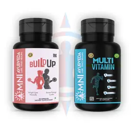 Omni Ayurveda - Build Up and Multivitamin Capsule - for Boosts Appetite icon