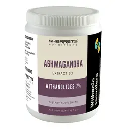 Sharrets Ashwagandha Extract Powder 8:1, 200g Unflavored icon