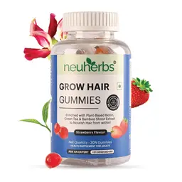 Neuherbs Grow Hair with Bamboo shoot extract, Green Tea Extract for Nourishing Hair Within icon