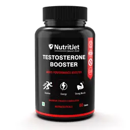 NutritJet -  Men’s Testosterone Booster – Natural Stamina, Endurance and Strength Booster  | 60 Tablets | icon