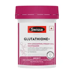 Swisse Glutathione+ with Vitamin C & E, to support healthy skin icon