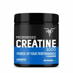 Bolt Nutrition Micronised Creatine Monohydrate 3000 for Athletic Performance icon