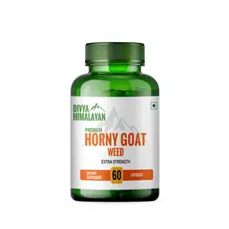 Divya Himalayan - Premium Horny Goat Weed For Higher Stamina & Increase Testosterone Production | 60capsules icon