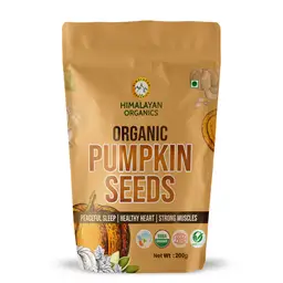 Himalayan Organics Certified Organic Pumpkin Seeds - Rich in Fiber & Minerals - Helps in Peaceful Sleep & Healthy Muscles icon